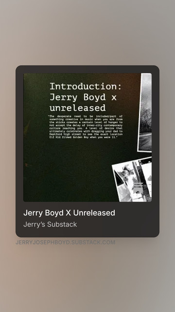 Unreleased work