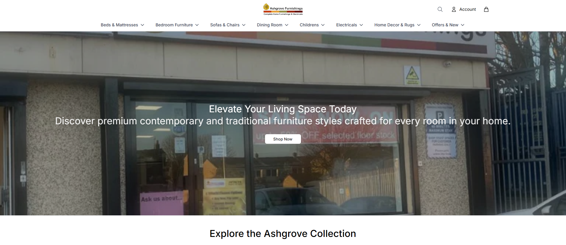 Stored capture of ashgrovefurnishings.shop