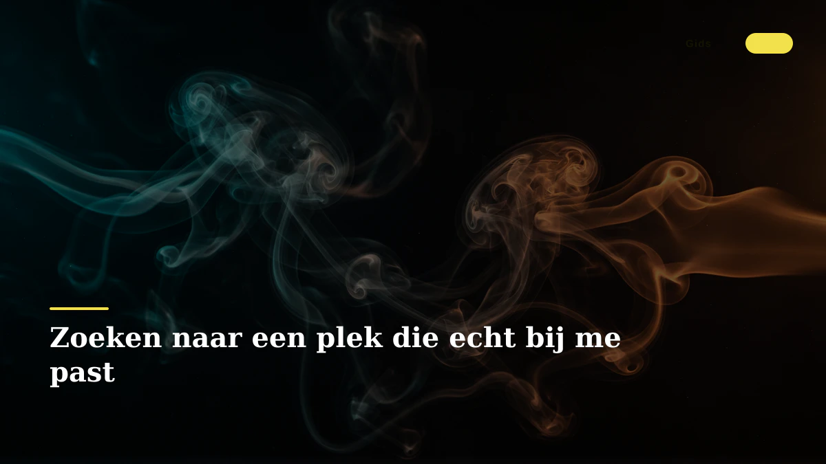 Zoeken naar een plek die echt bij me past