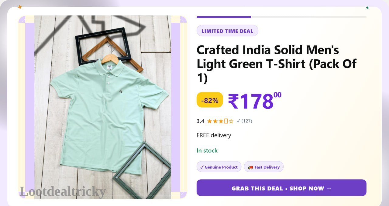   solid Men S – Just ₹178 | Loot Ka Maal