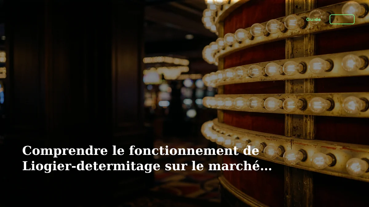 Comprendre le fonctionnement de Liogier-determitage sur le marché français