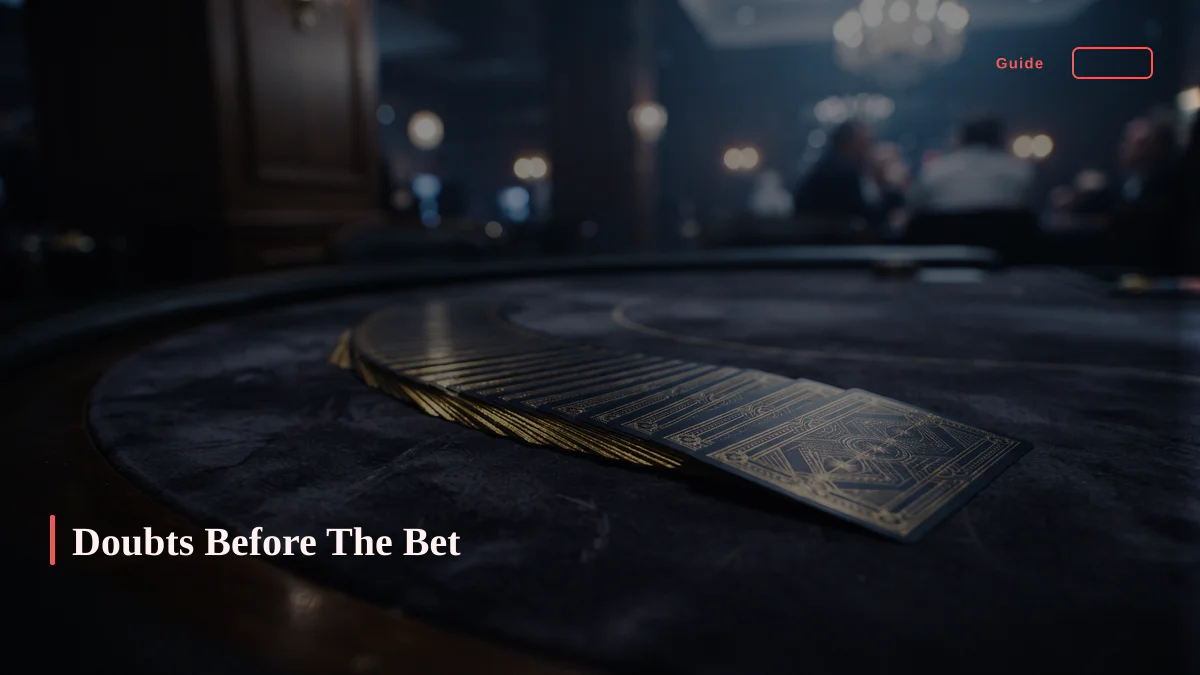 Doubts Before The Bet