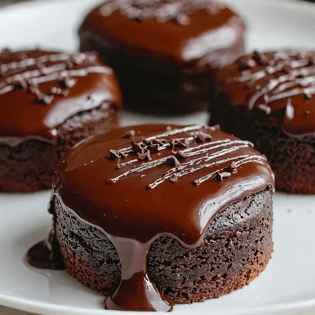 Chocolate Ganache Mini Cake Recipe