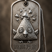 翼扇万金高山峰项链