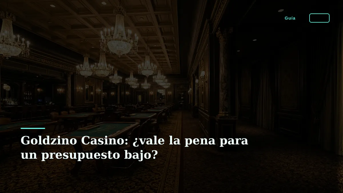 Goldzino Casino: ¿vale la pena para un presupuesto bajo?