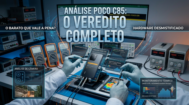 POCO C85 Vale a Pena? Um dos Melhores Celulares Baratos para Quem Quer Muito Hardware Pelo Preço
