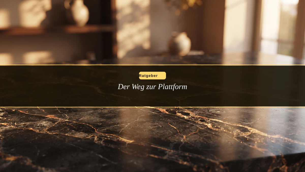 Der Weg zur Plattform