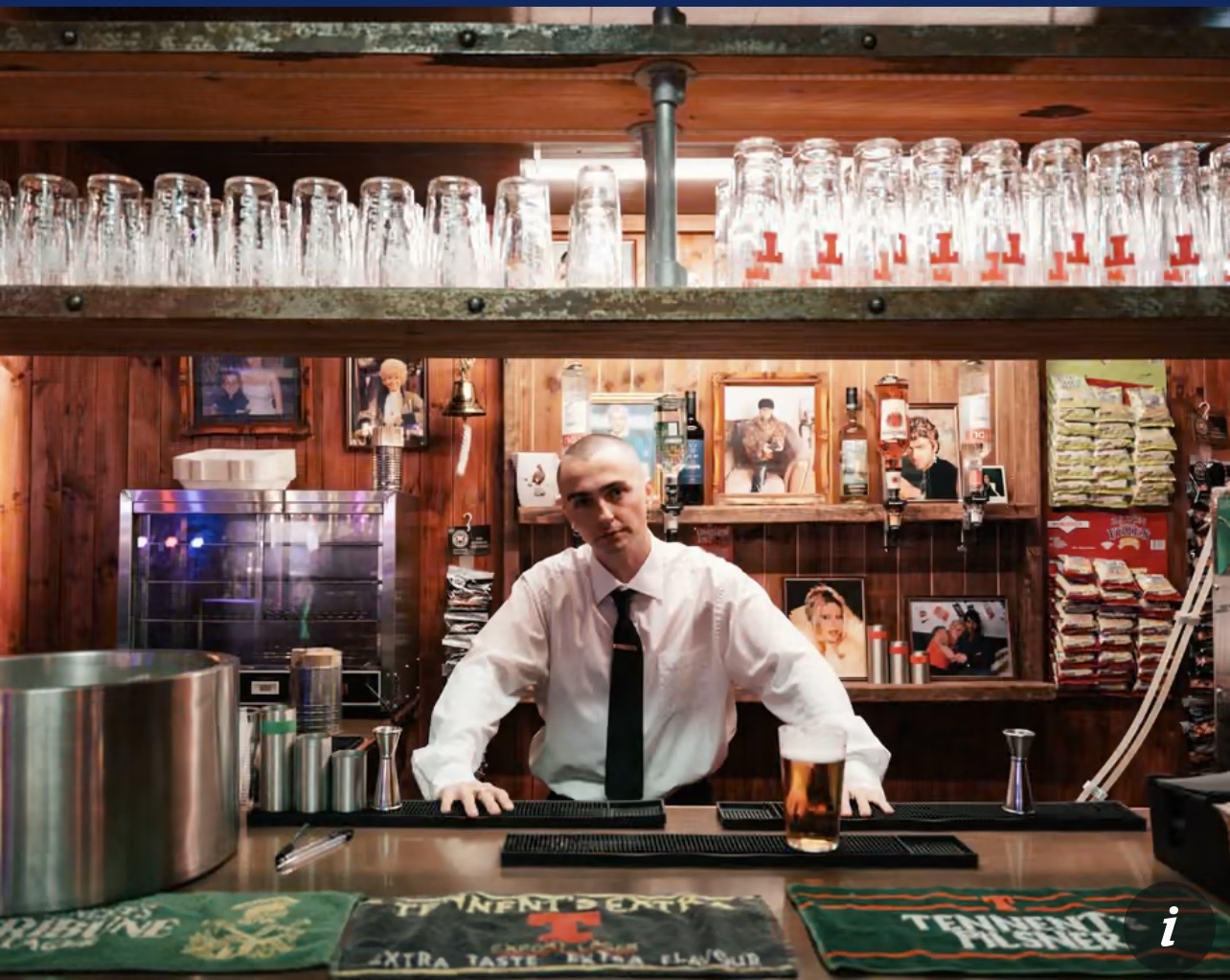 Drinks, darts, DJs and drag queens: the artwork that’s a fully-functioning pub – with the artist pulling pints