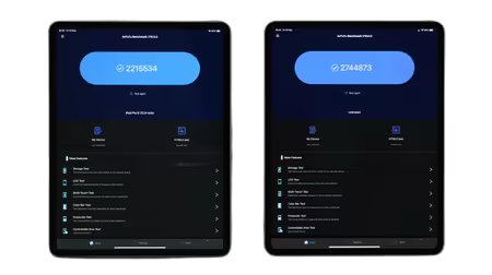 iPad Pro M4のAntutuベンチマーク