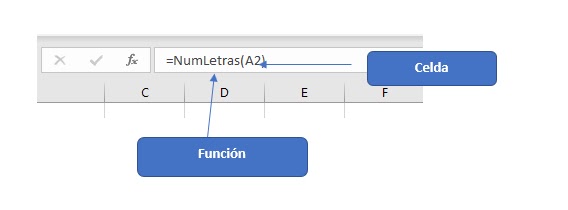 Función Numeros a letras