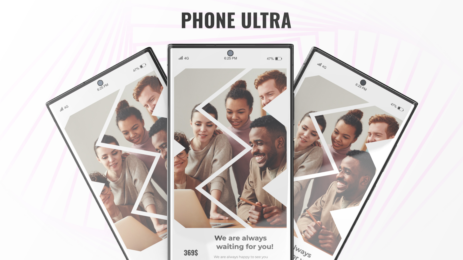 Clean Mobile Mockup Clean Mobile Mockup