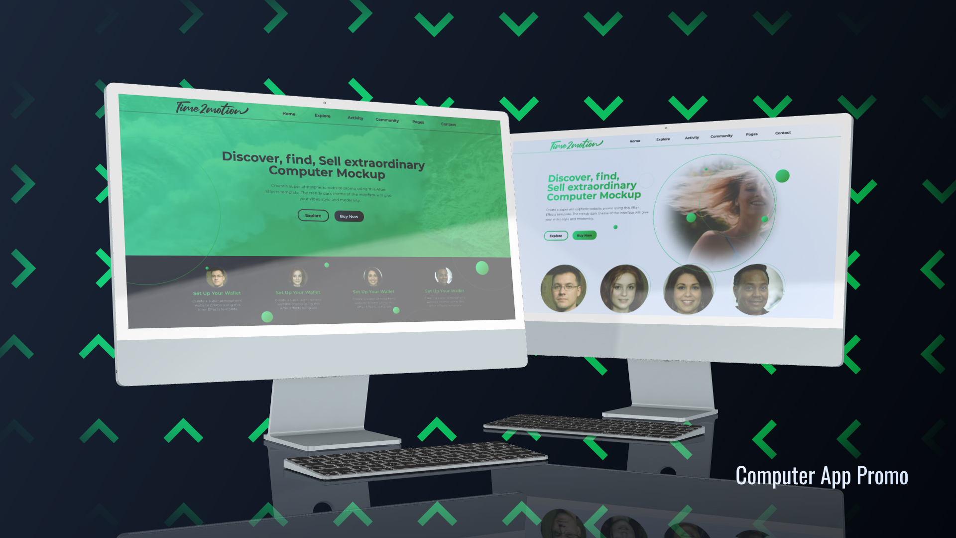 Website Promo Web Presentation