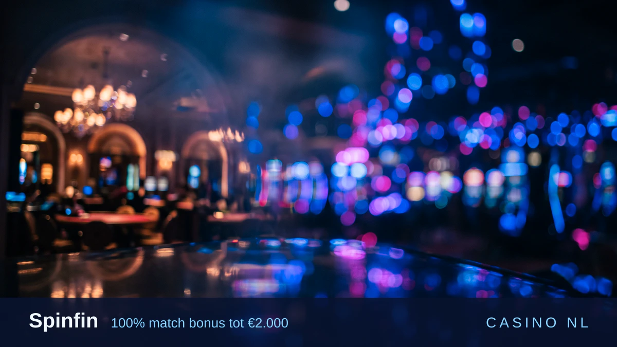 Spinfin casino — welkomstbonus 100% match bonus tot €2.000 + 150 FS, betalingen: Visa, Mastercard, Skrill, Neteller, Paysafecard