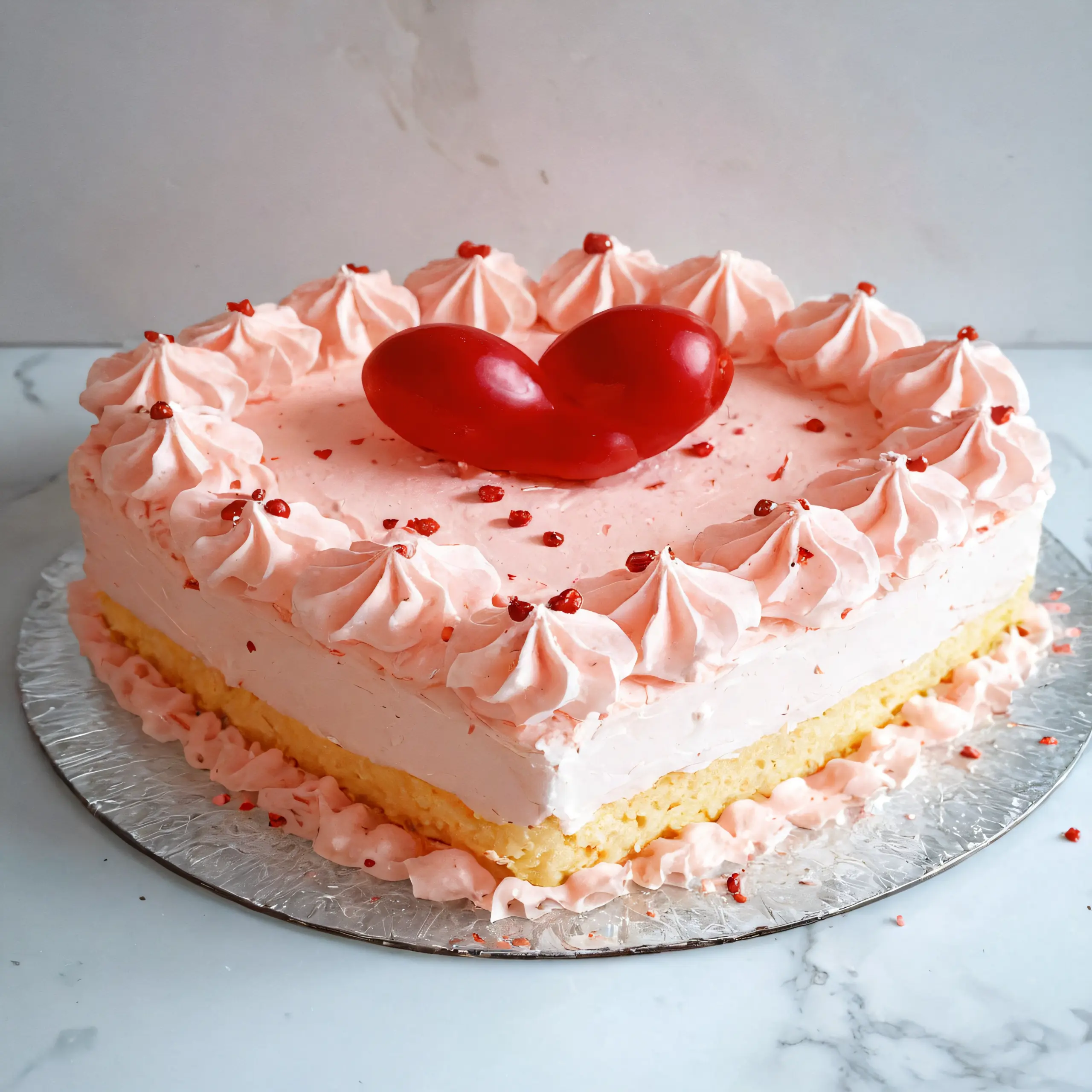 How to Create a Heart-Shaped Birthday Cake at Home