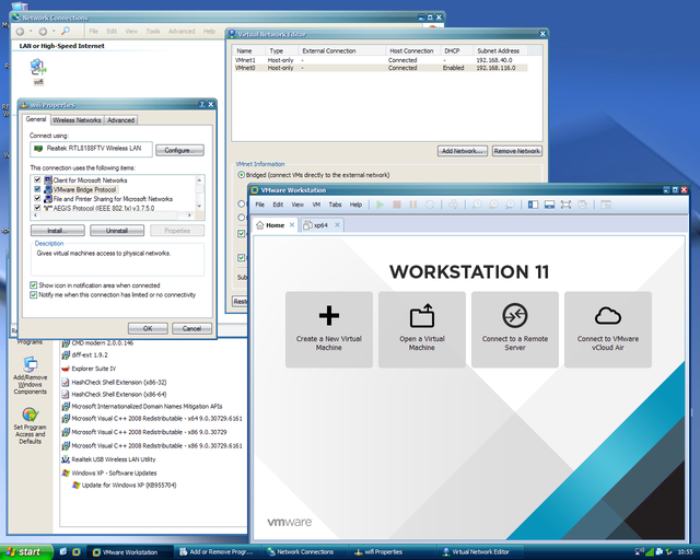 VMware 11 1 4 xp64