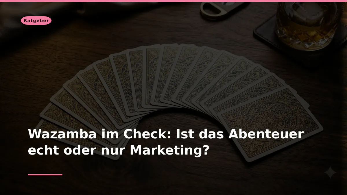 Wazamba im Check: Ist das Abenteuer echt oder nur Marketing?