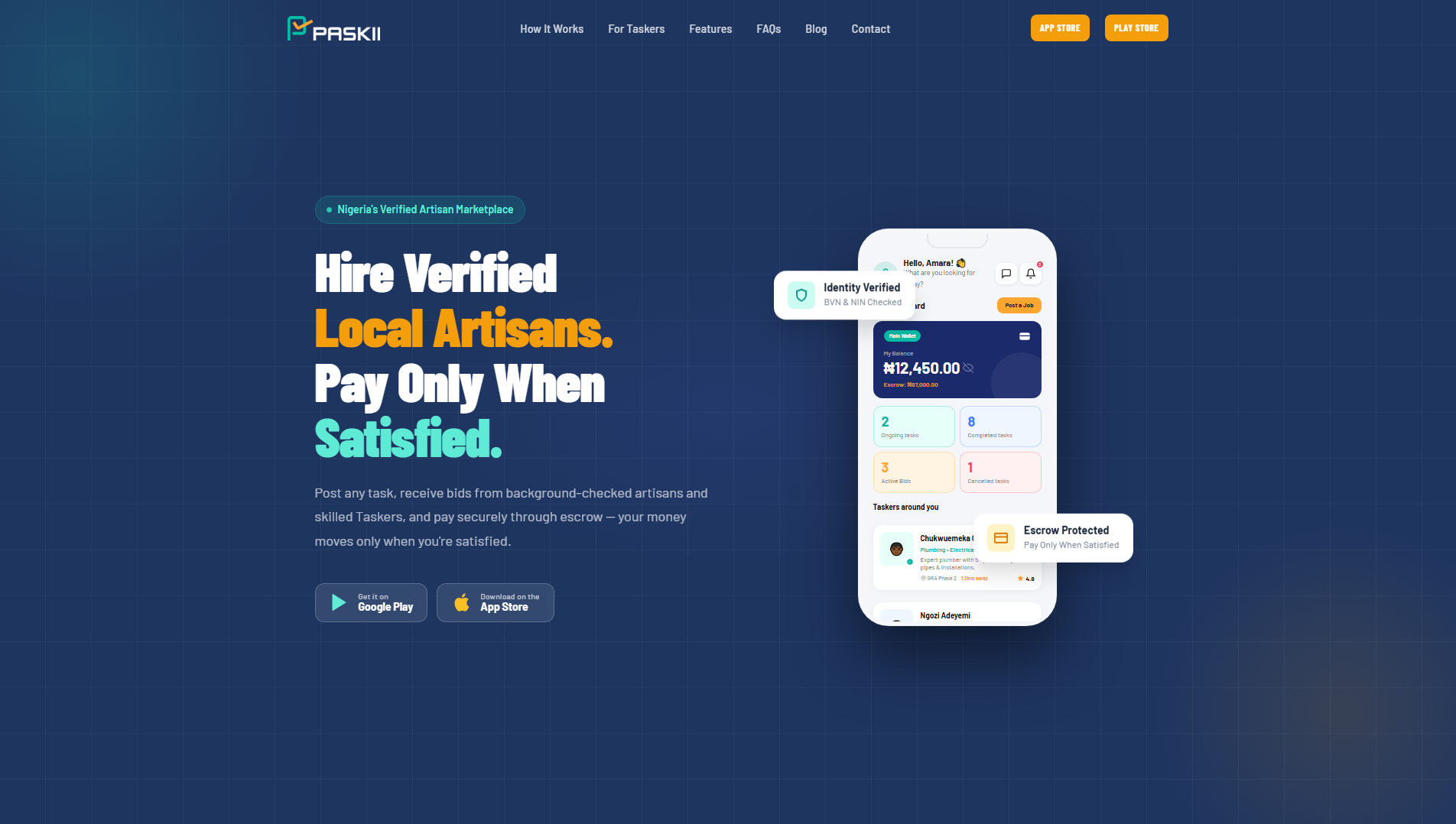 Screenshot of paskii.com