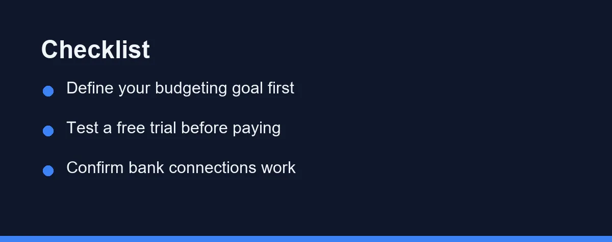 Checklist