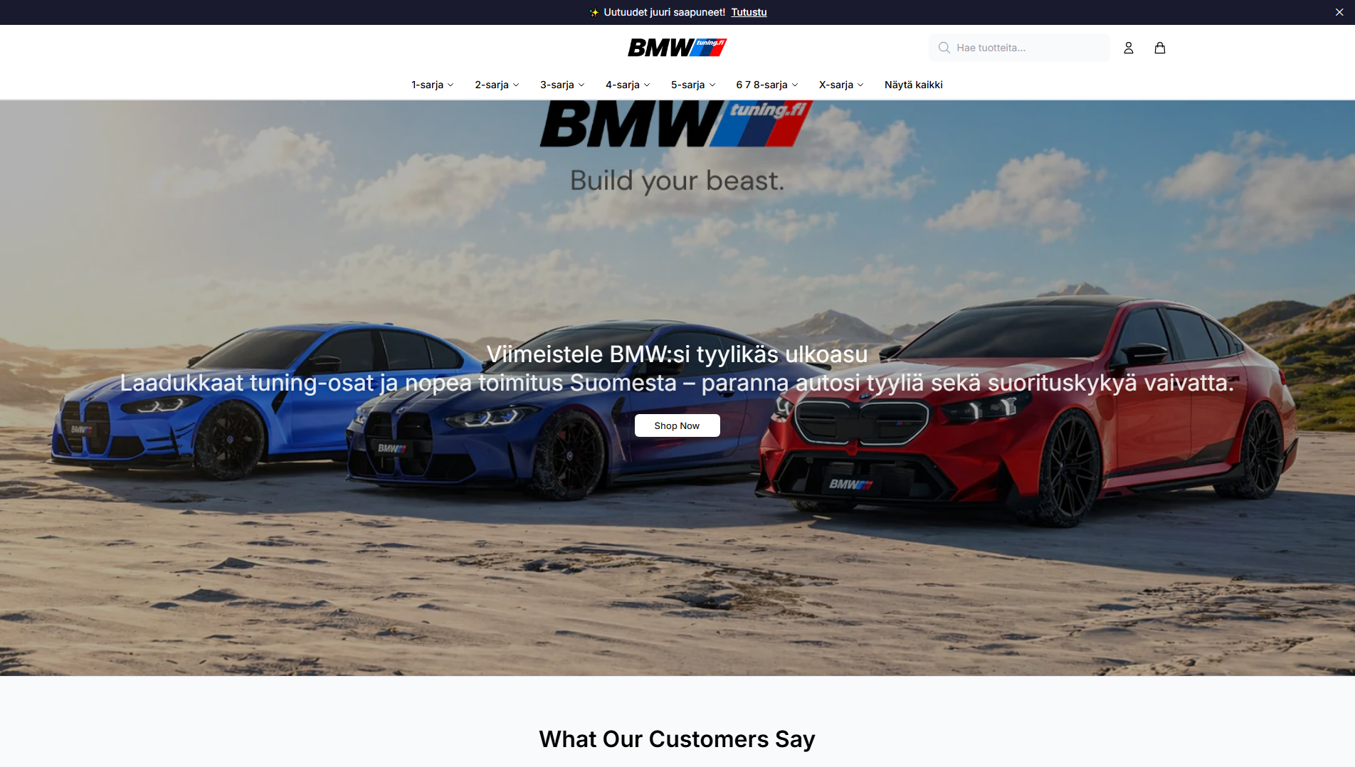Primary capture · bmwtuningshop.shop