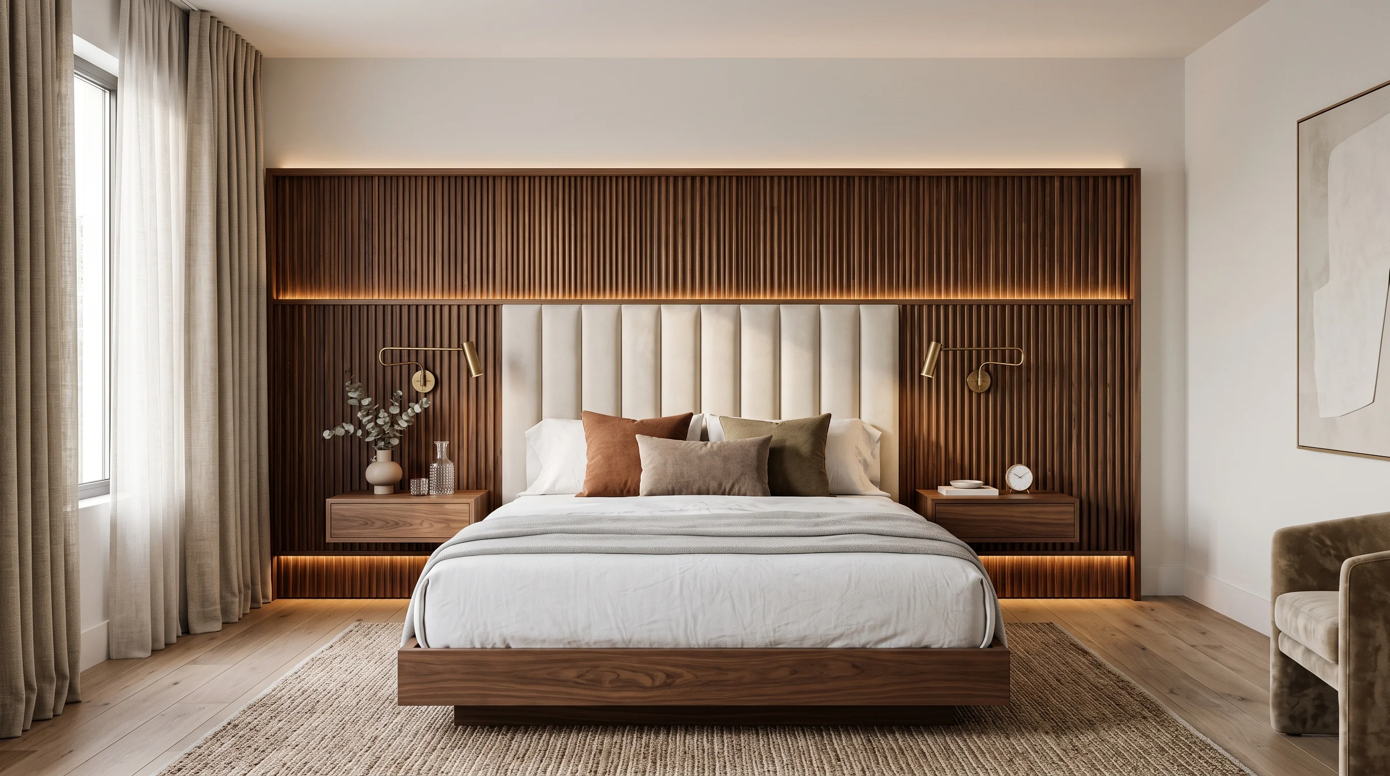 The Hotel-Style Extended Headboard