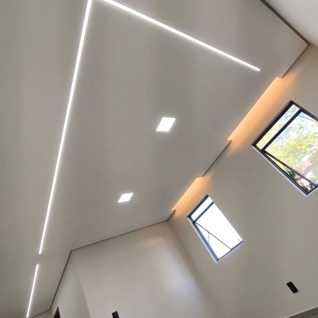 Acabamento em forro de gesso drywall residencial