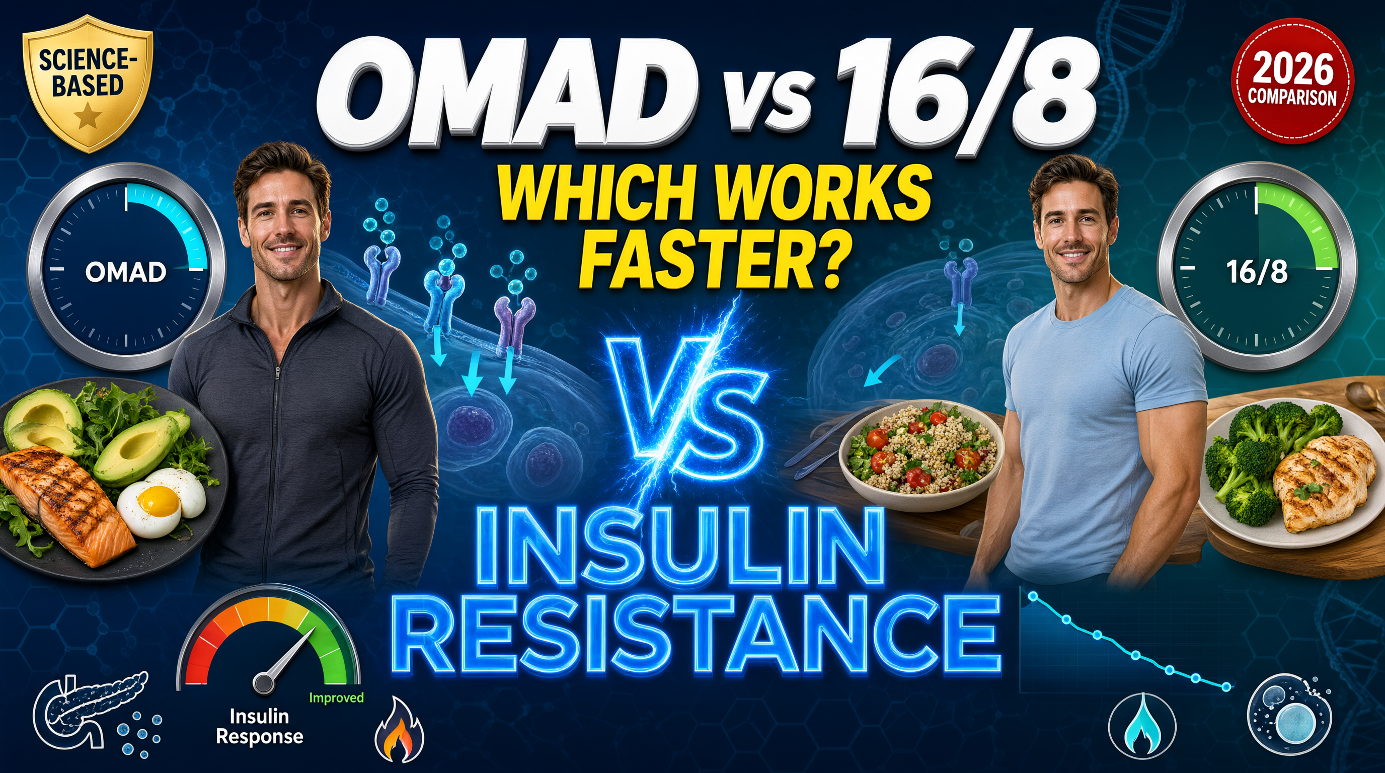 OMAD versus 16/8 intermittent fasting comparison for insulin resistance