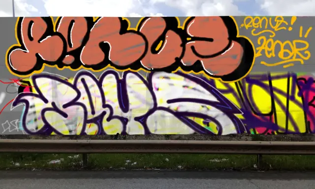 Graffiti artwork by senartolai