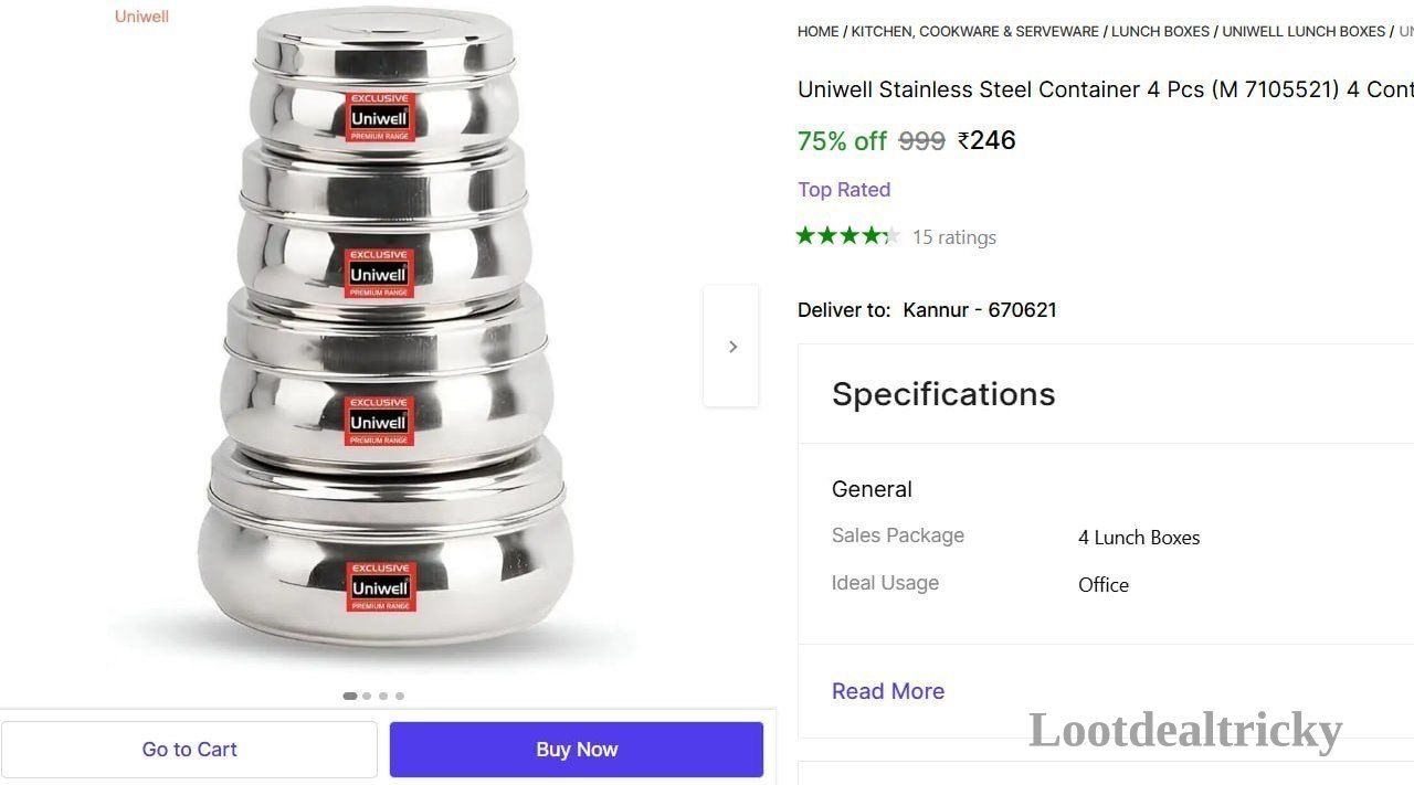   ss Container 4 – Just ₹246 | Loot Ka Maal