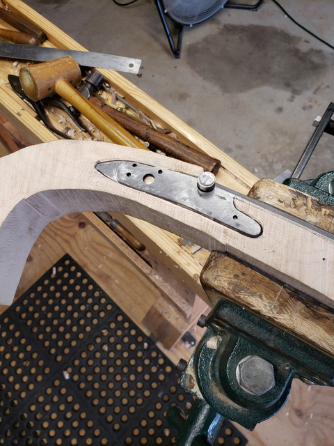Lock plate started