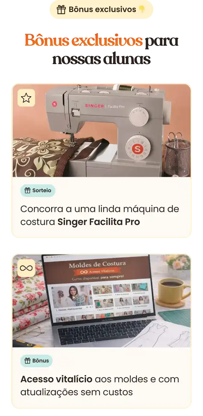 Bônus exclusivos