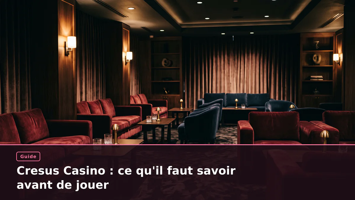 Cresus Casino : ce qu'il faut savoir avant de jouer