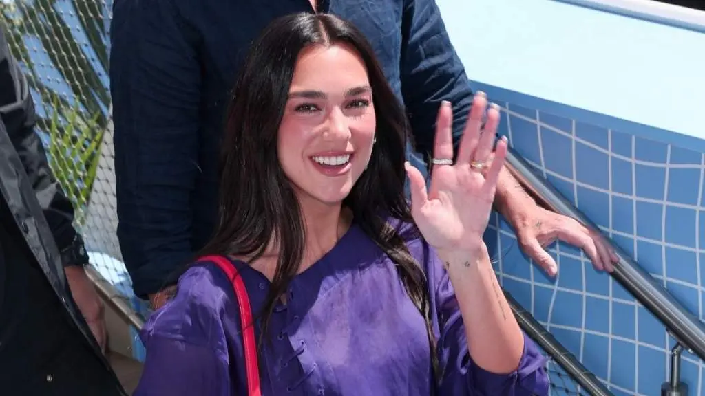Dua Lipa Stuns in See-Through Ferragamo Outfit at Cannes