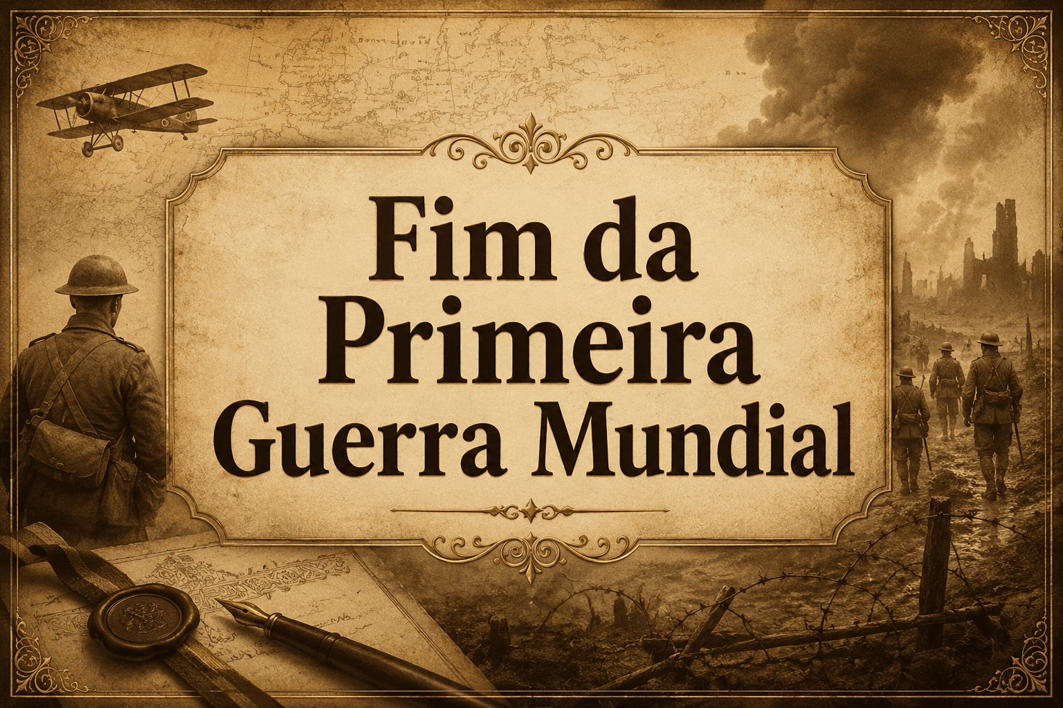 Qual tratado encerrou a Primeira Guerra Mundial?