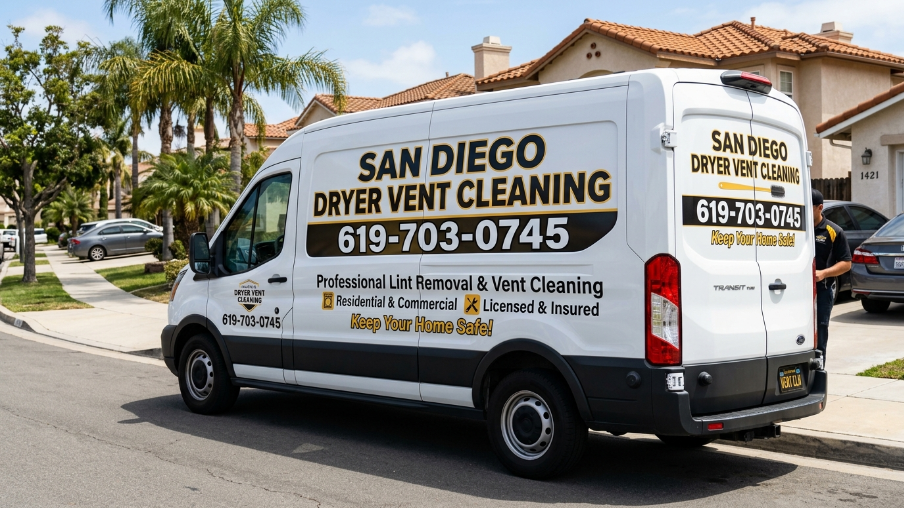 San Diego Dryer Vent Cleaning Service