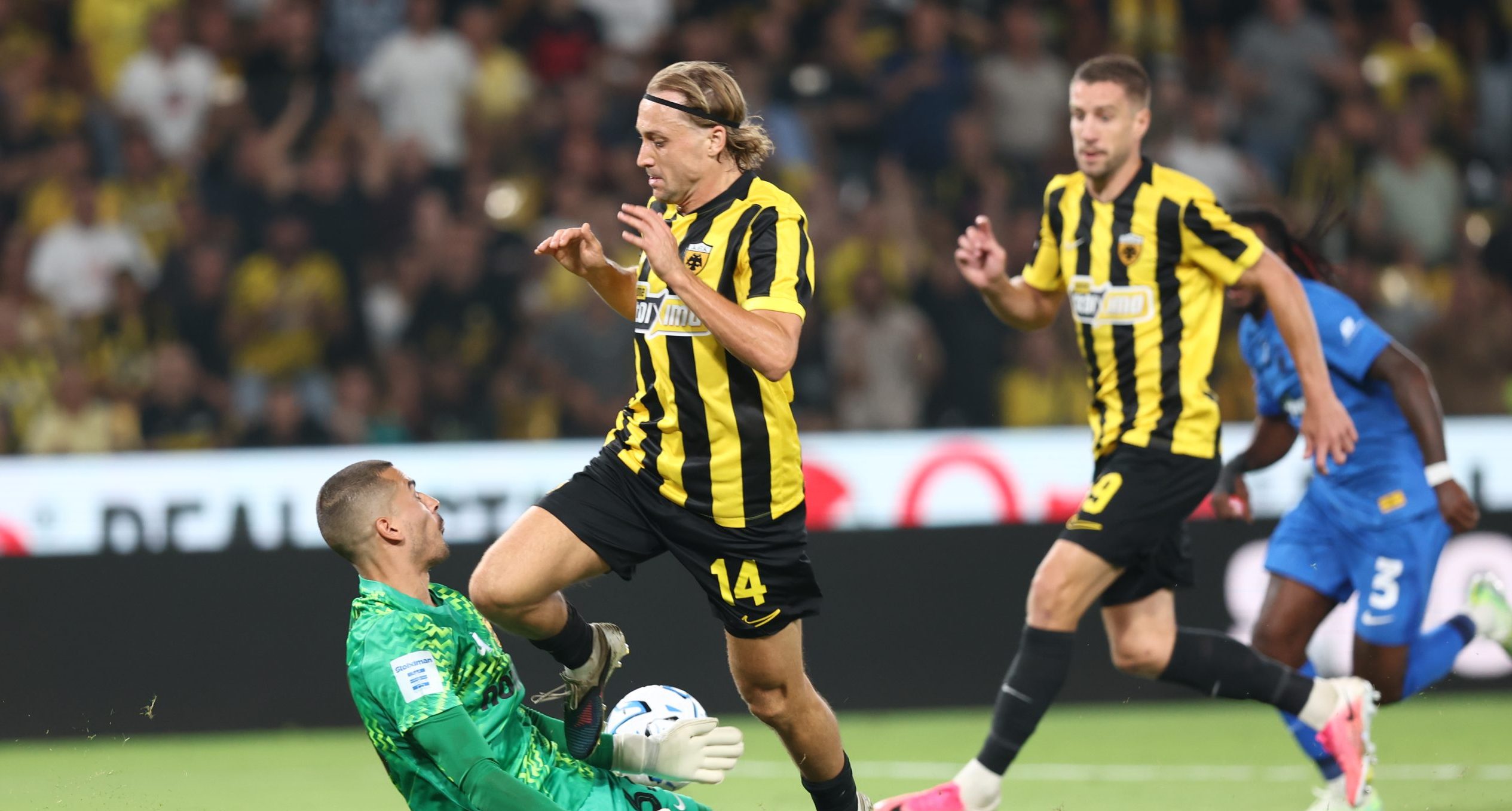Γκολ και φάσεις από το ΑΕΚ-Αρης 5-0 (VIDEO)