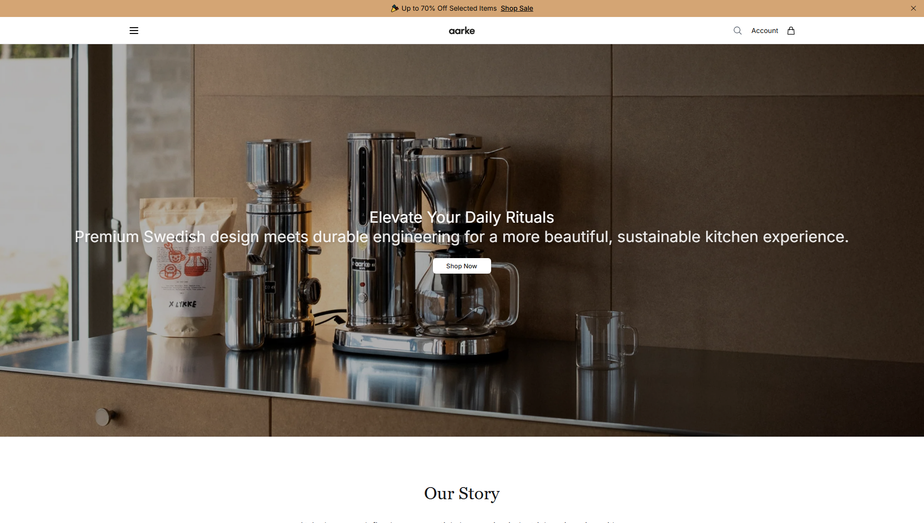 Stored capture of arkefurnish.shop