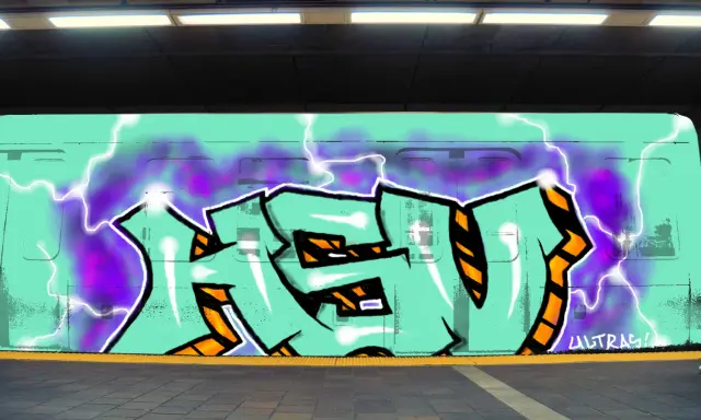 Graffiti artwork by Nummer1HSV