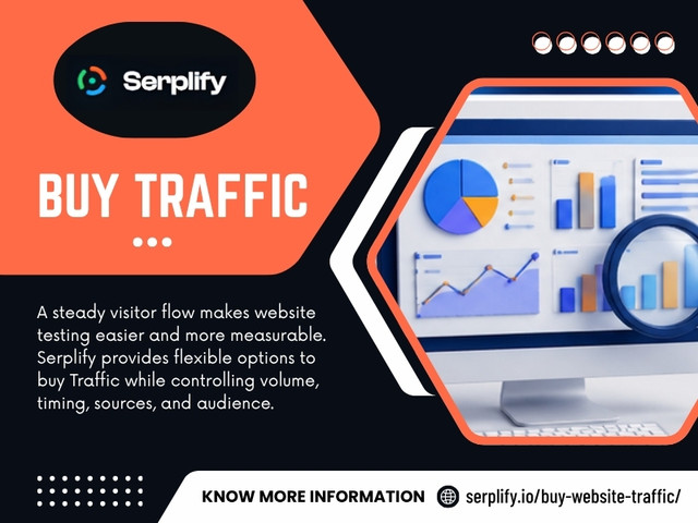 A business might buy traffic at a low rate and watch the visitor count rise quickly. If those visitors have no connection with the business, however, the campaign may create little beyond a larger analytics report.

Click here for more information: https://serplify.io/buy-website-traffic/

Read Our Blogs:
https://serplifyofficial.wordpress.com
https://serplifyio.weebly.com/
https://serplifyio.medium.com/

More Links:
https://linktr.ee/serplifyio
https://www.buzzfeed.com/serplifyio
https://disqus.com/by/serplifyofficial/about/