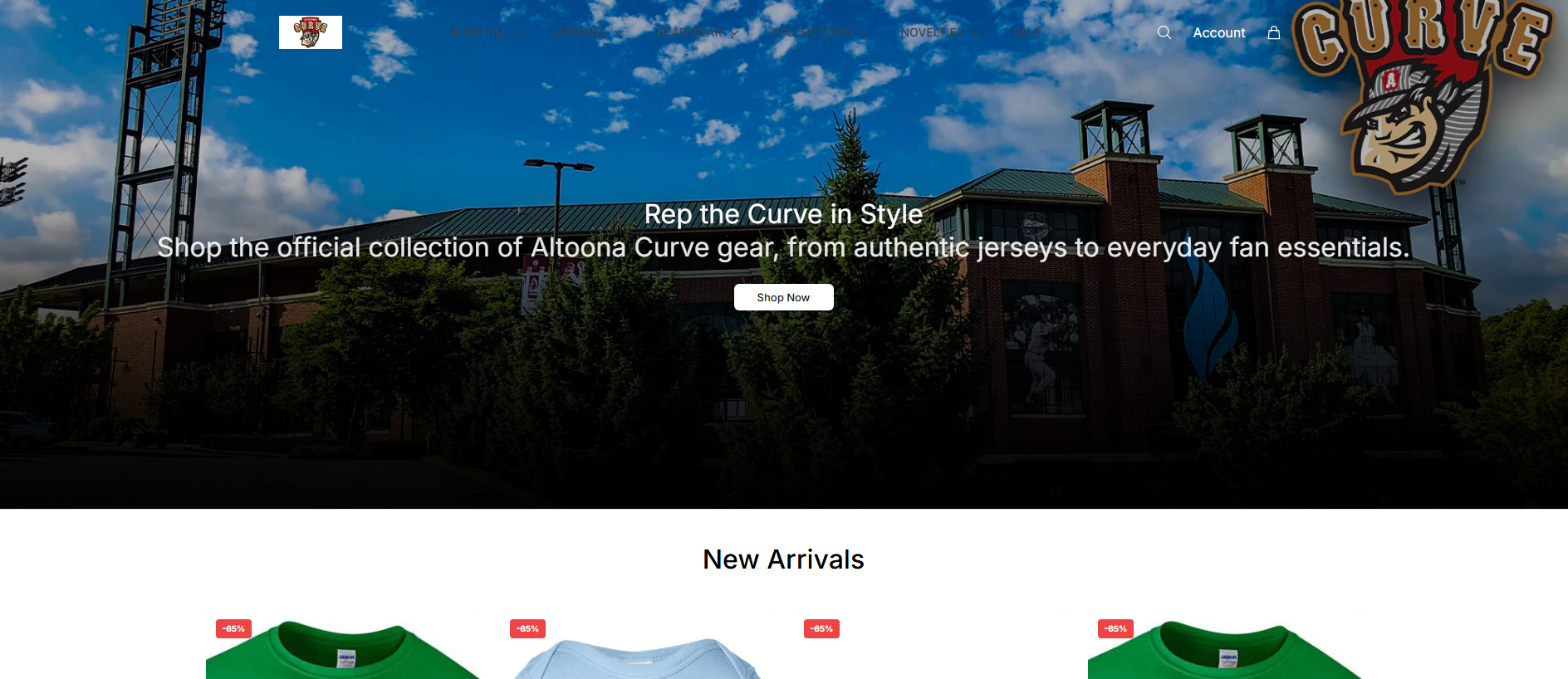 Stored capture of altoonacurveonline.shop