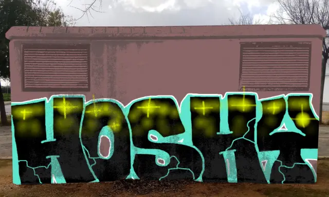 Graffiti artwork by hosha