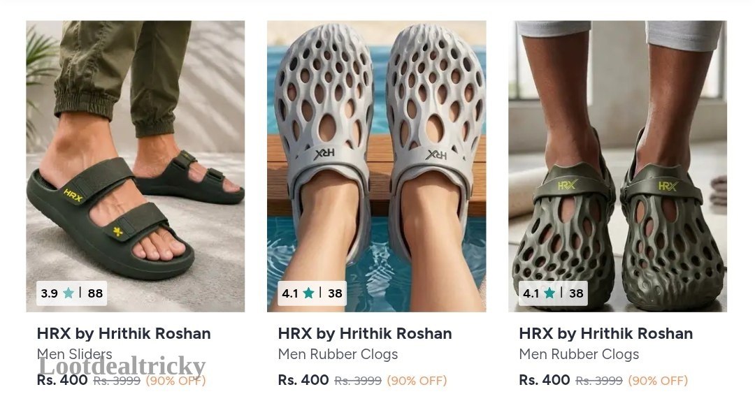 Hrx Footwear Upto – Just 90% OFF | Limited Time Loot Offer