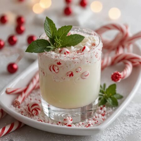 Peppermint White Russian Cocktail – Festive Holiday Recipe