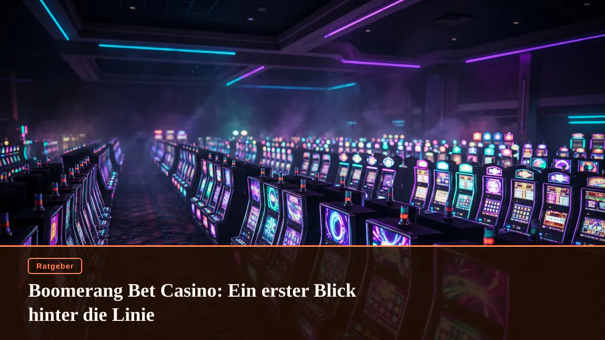 Boomerang Bet Casino: Ein erster Blick hinter die Linie