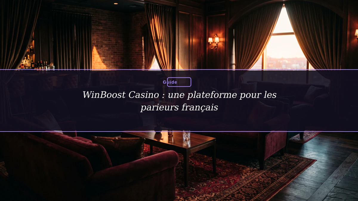 WinBoost Casino : une plateforme pour les parieurs français