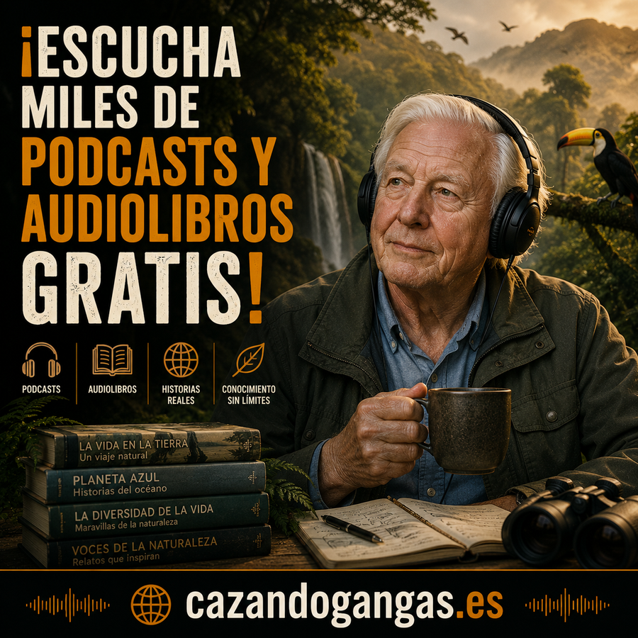 Escucha miles de audiolibros y podcasts originales ¡¡GRATIS!!