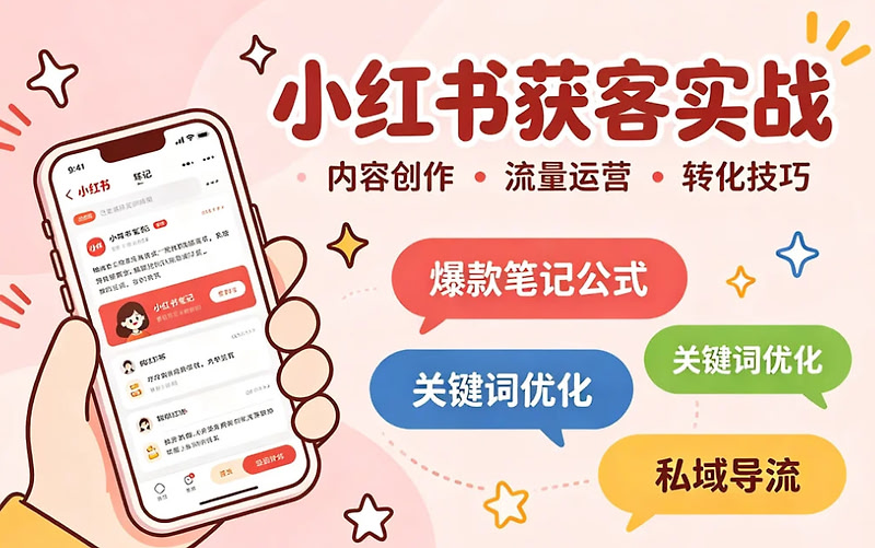 AI矩阵小红书获客实战，快速打通完整获客链路