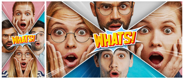 Comic Multi Split Screen Reactions - 1