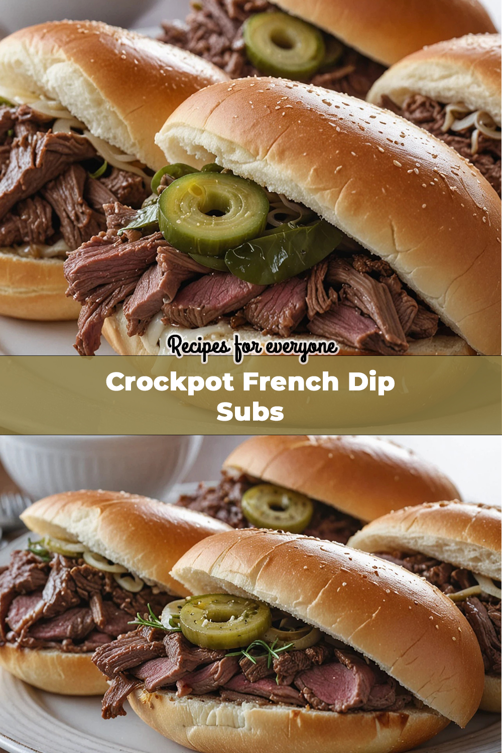 Crockpot French Dip Subs