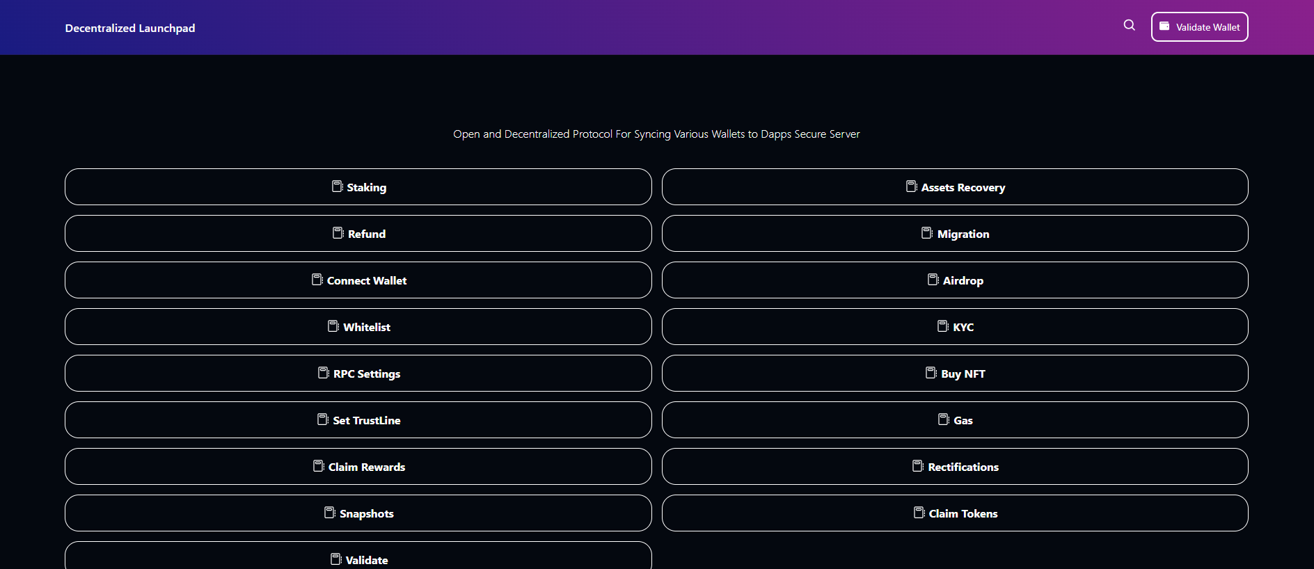 Screenshot of blocknetdapps.vercel.app