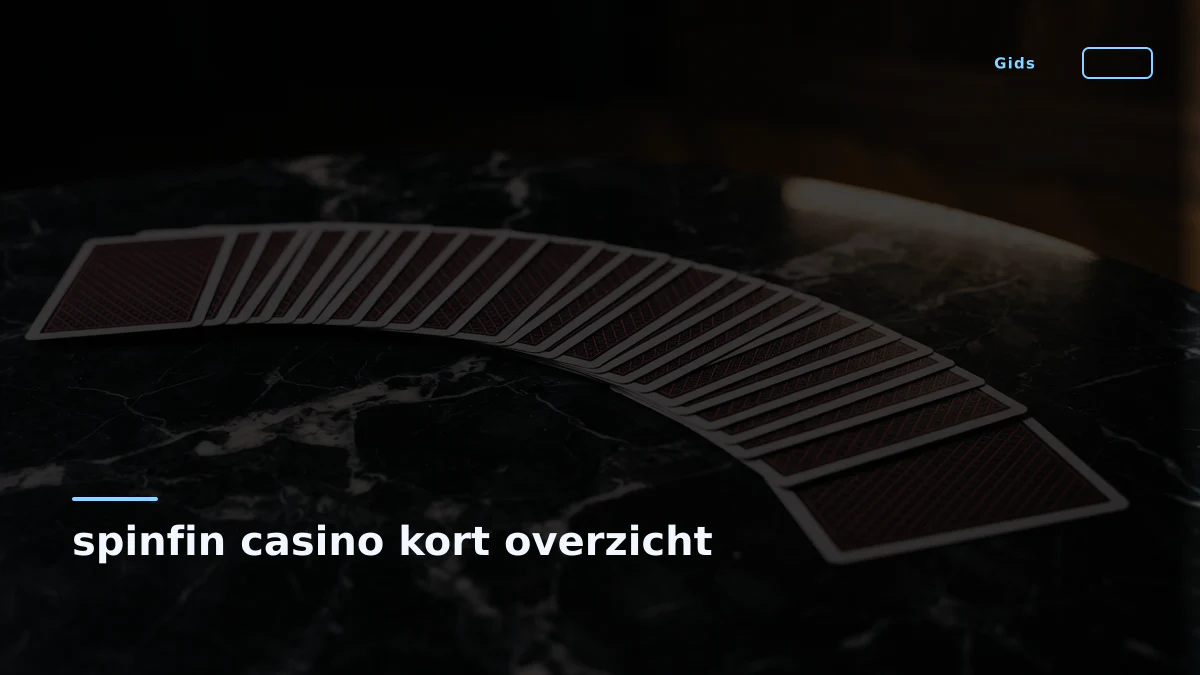 spinfin casino kort overzicht